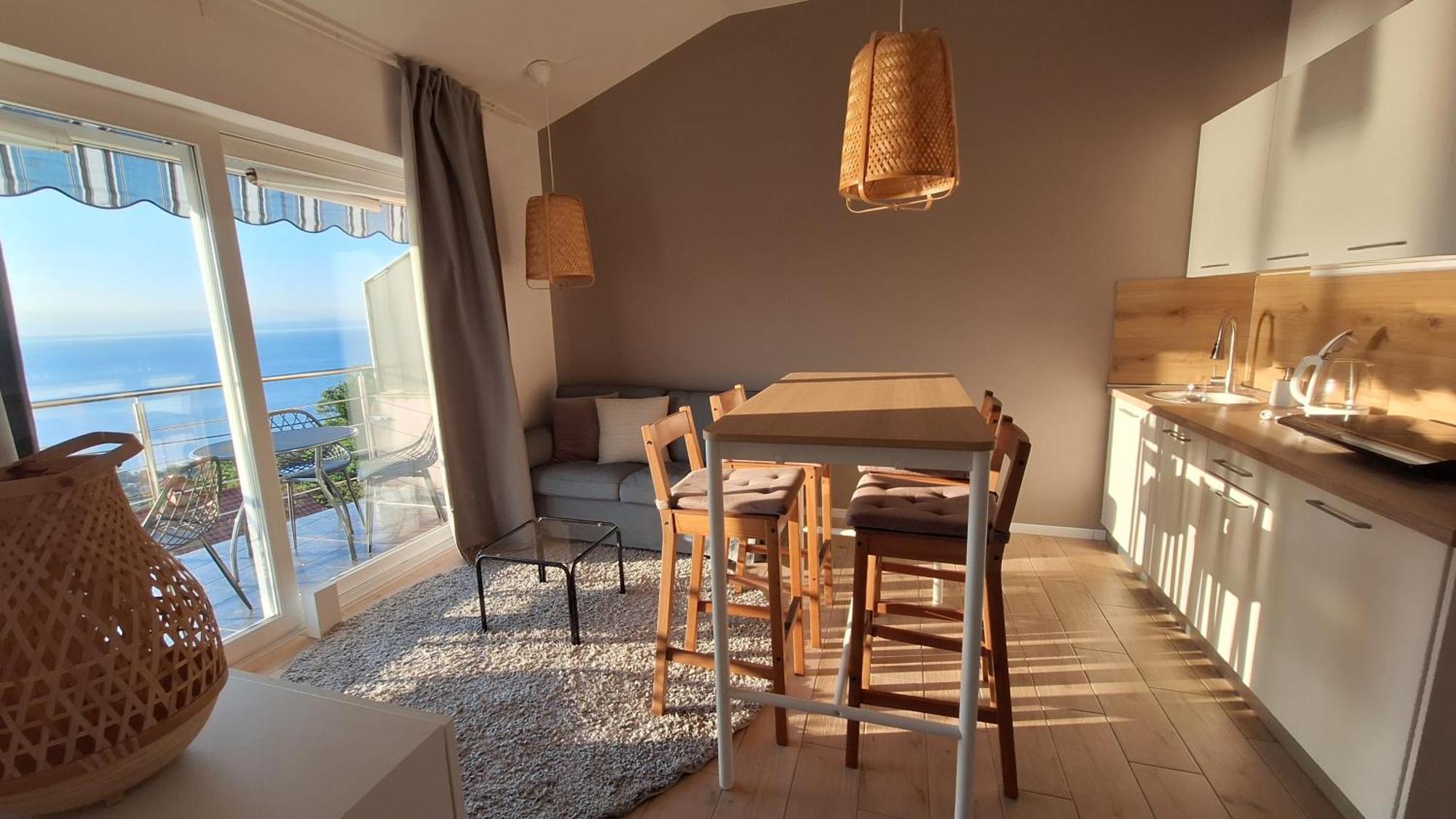 Ferienwohnung Mit 180° Meerblick Dobrec Екстер'єр фото